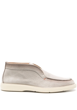 Santoni Digits leather loafers - Grey