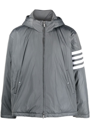 Thom Browne 4-Bar stripe padded jacket - Grey