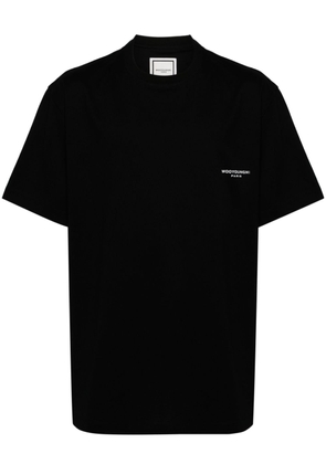 Wooyoungmi logo-print cotton T-shirt - Black
