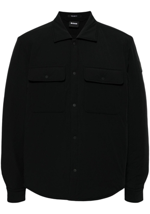 BOSS button-up shirt jacket - Black
