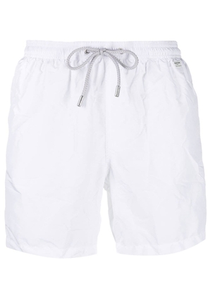 MC2 Saint Barth logo patch swim shorts - White