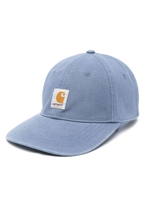 Carhartt WIP logo-appliqué cotton cap - Blue