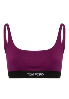 TOM FORD Signature sleeveless bralette - Purple