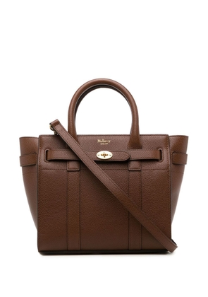 Mulberry mini Bayswater grained bag - Brown