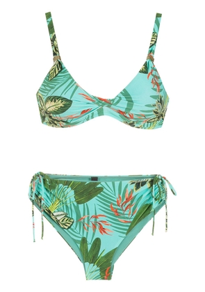 Lygia & Nanny Marcela tropical print bikini - Green