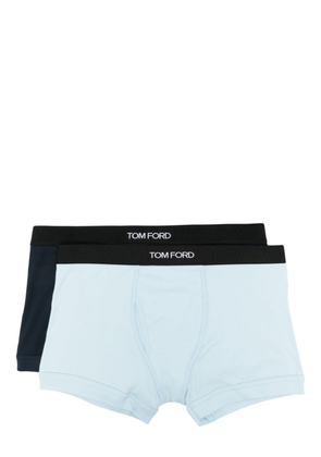 TOM FORD cotton-blend boxers (pack of two) - Blue
