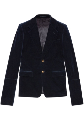 Gucci detachable-sleeved single-breasted blazer - Blue