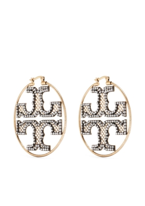 Tory Burch Miller crystal-embellished earrings - Gold