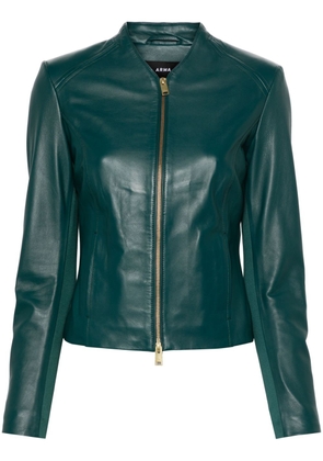 Arma Stevie leather jacket - Green