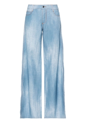 Ermanno Scervino Maroccain straight trousers - Blue