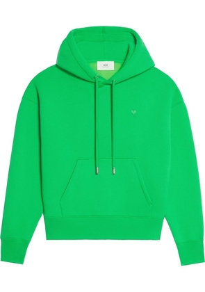 AMI Paris Ami de Coeur embroidered hoodie - Green