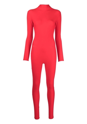 Atu Body Couture high neck long sleeves all-in-one - Red