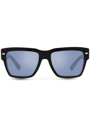 Dolce & Gabbana Eyewear tortoiseshell-detail mirrored-lense sunglasses - Black
