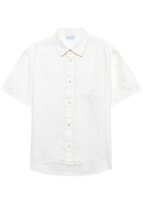 John Elliott short-sleeve linen shirt - White