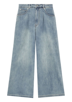 izzue wide-leg cropped jeans - Blue