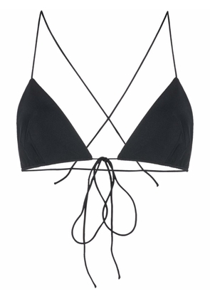 Philosophy Di Lorenzo Serafini triangle cross-strap bikini top - Black