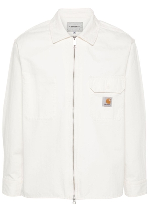 Carhartt WIP Rainer herringbone shirt jacket - White