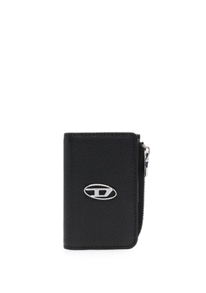 Diesel L-Zip leather keyholder wallet - Black
