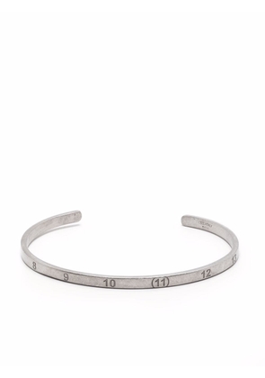 Maison Margiela Numbers cuff bracelet - Silver
