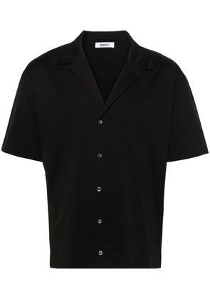 ERALDO camp-collar cotton shirt - Black