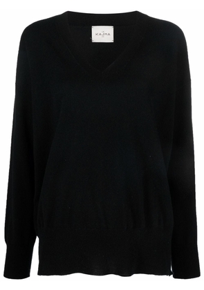 Le Kasha V-neck cashmere jumper - Black