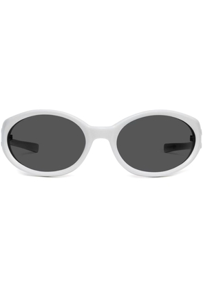 Gentle Monster x Maison Margiela oval-frame sunglasses - White