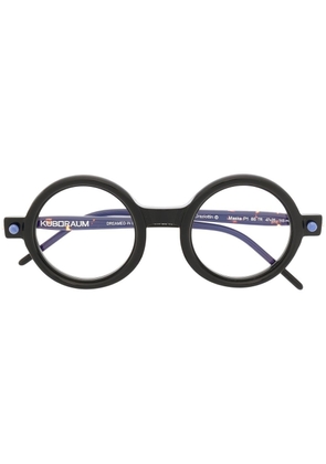 Kuboraum P1 round-frame glasses - Black
