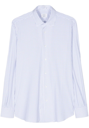 Mazzarelli geometric-pattern shirt - White
