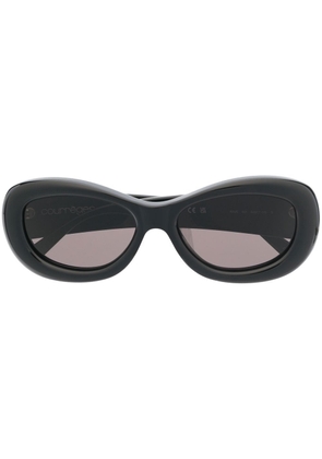 Courrèges round frame sunglasses - Black
