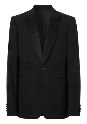 Burberry Oak Leaf Crest jacquard tuxedo jacket - Black