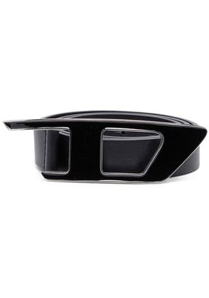 Diesel B-Dlogo II leather belt - Black