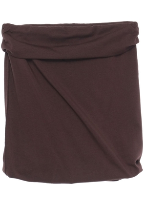 Low Classic twisted cotton-blend tube top - Brown