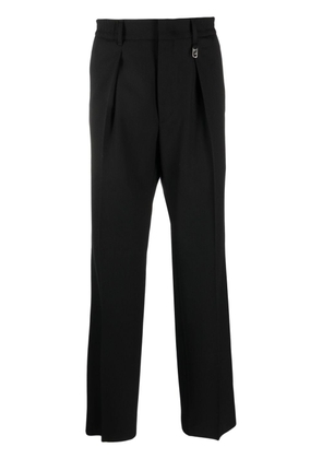 FENDI straight-leg tailored trousers - Black