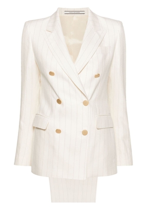 Tagliatore pinstriped double-breasted suit - Neutrals