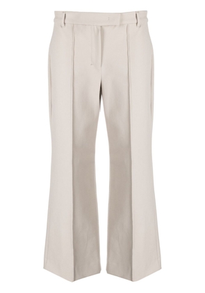 'S Max Mara cropped flared trousers - Neutrals
