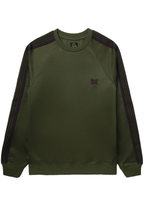 Needles Track logo-embroidered sweatshirt - Green