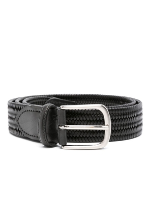 ERALDO interwoven leather belt - Black