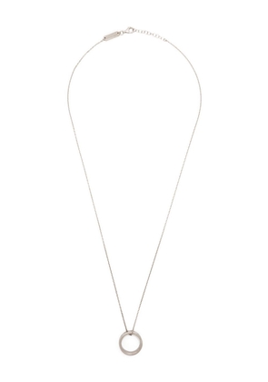 Maison Margiela engraved-ring detail necklace - Silver