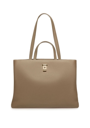 Bally Lya leather tote bag - Neutrals