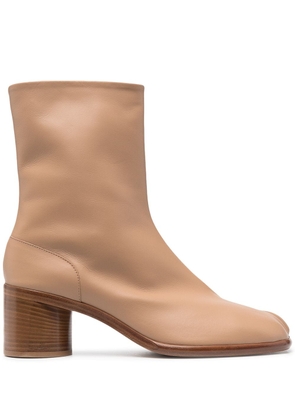 Maison Margiela Tabi 60mm leather ankle boots - Neutrals