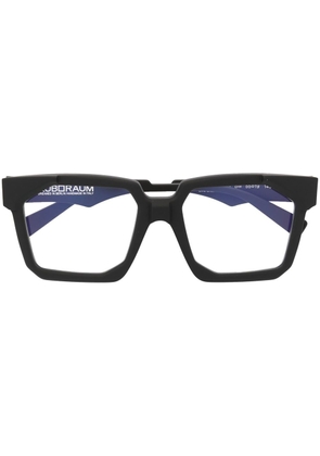 Kuboraum square-frame glasses - Black