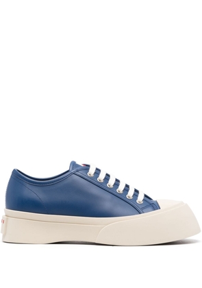 Marni Pablo leather flatform sneakers - Blue