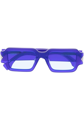 Marcelo Burlon County of Milan Maiten rectangular-frame sunglasses - Blue