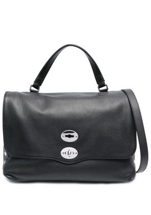 Zanellato leather tote bag - Black