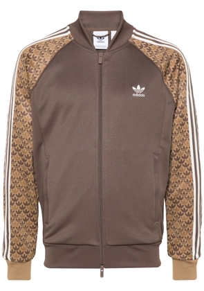 adidas Sstr logo-detail sport jacket - Brown