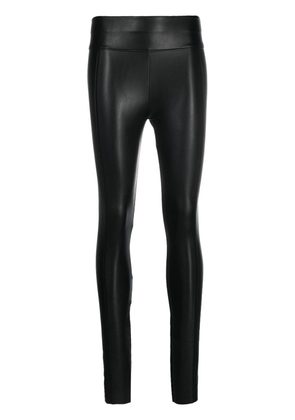 Wolford high-rise faux-leather leggings - Black