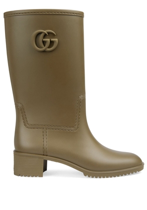 Gucci Double G boots - Green