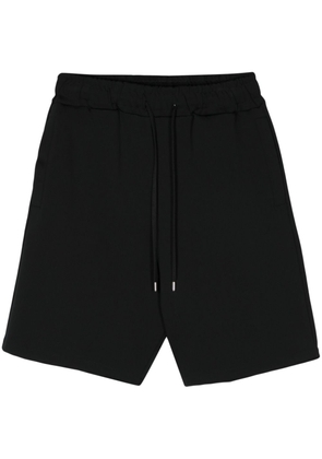 Costumein mid-rise track shorts - Black