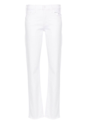 MOTHER The Smarty straight jeans - White