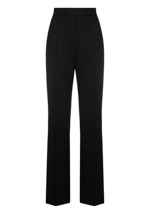 Max Mara straight-leg virgin wool tailored trousers - Black
